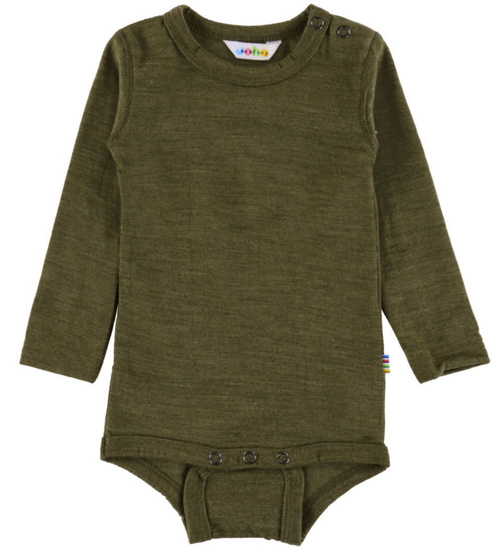 Joha Body l/ä - Wolle - Moosgrün - Joha - 70 - Body L/Ä Joha Body l/ä - Wolle - Moosgrün - Joha - 70 - Body L/Ä von Joha