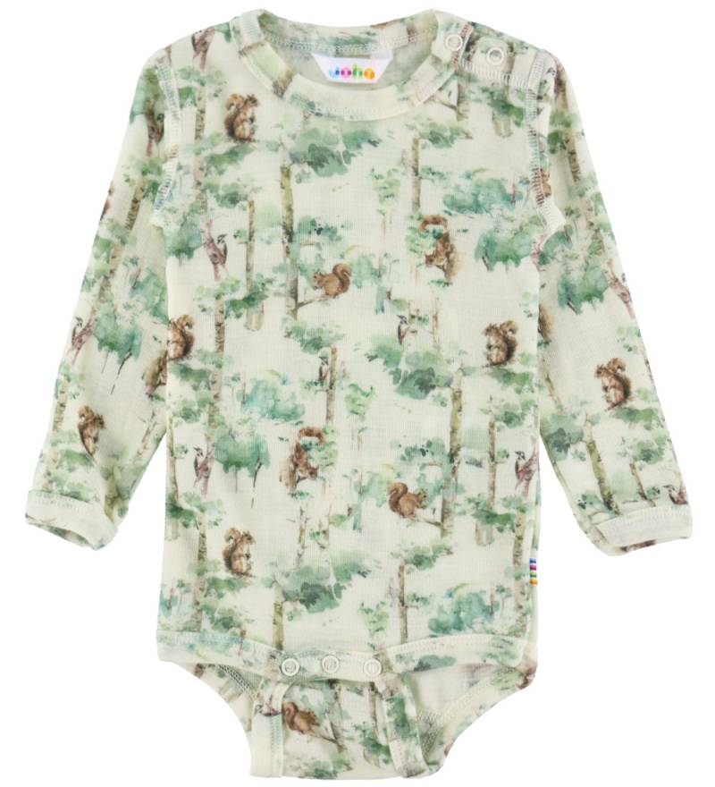 Joha Body l/ä - Wolle - Off White m. Bäume - Joha - 70 - Body L/Ä Joha Body l/ä - Wolle - Off White m. Bäume - Joha - 70 - Body L/Ä von Joha