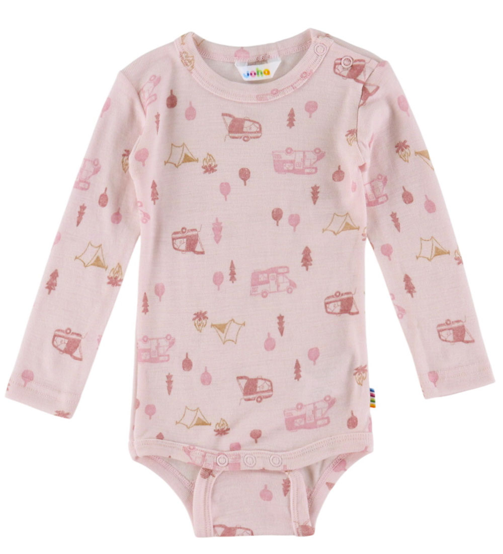 Joha Body l/ä - Wolle - Rosa m. Camping - Joha - 80 - Body L/Ä Joha Body l/ä - Wolle - Rosa m. Camping - Joha - 80 - Body L/Ä von Joha