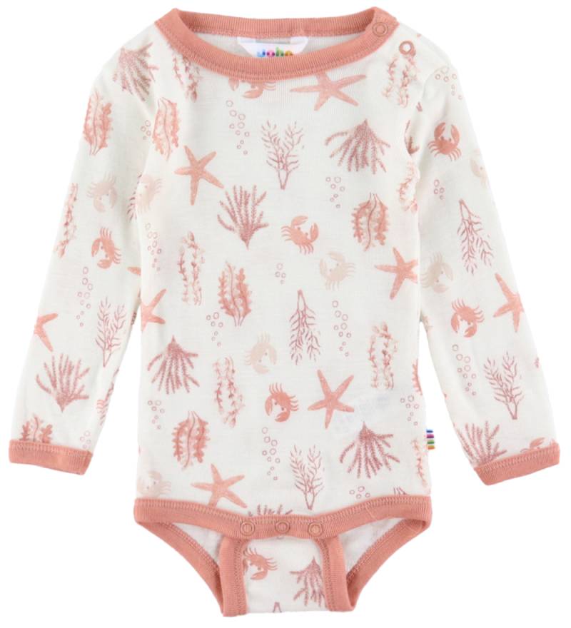 Joha Body l/ä - Wolle - Rosa m. Print - Joha - 50 - Body L/Ä Joha Body l/ä - Wolle - Rosa m. Print - Joha - 50 - Body L/Ä von Joha
