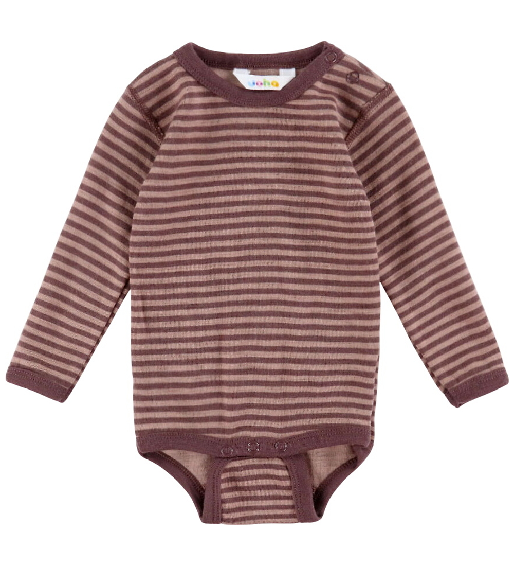 Joha Body l/ä - Wolle - Rose m. Streifen - Joha - 100 - Body L/Ä Joha Body l/ä - Wolle - Rose m. Streifen - Joha - 100 - Body L/Ä von Joha