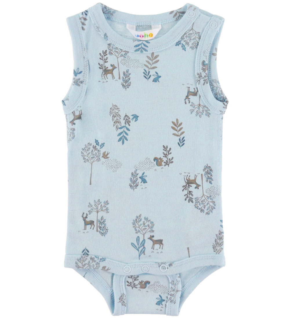 Joha Body ohne Ärmel - Wolle/Seide - Blau m. Natur - Joha - 90 - Body ärmellos Joha Body ohne Ärmel - Wolle/Seide - Blau m. Natur - Joha - 90 - Body ärmellos von Joha