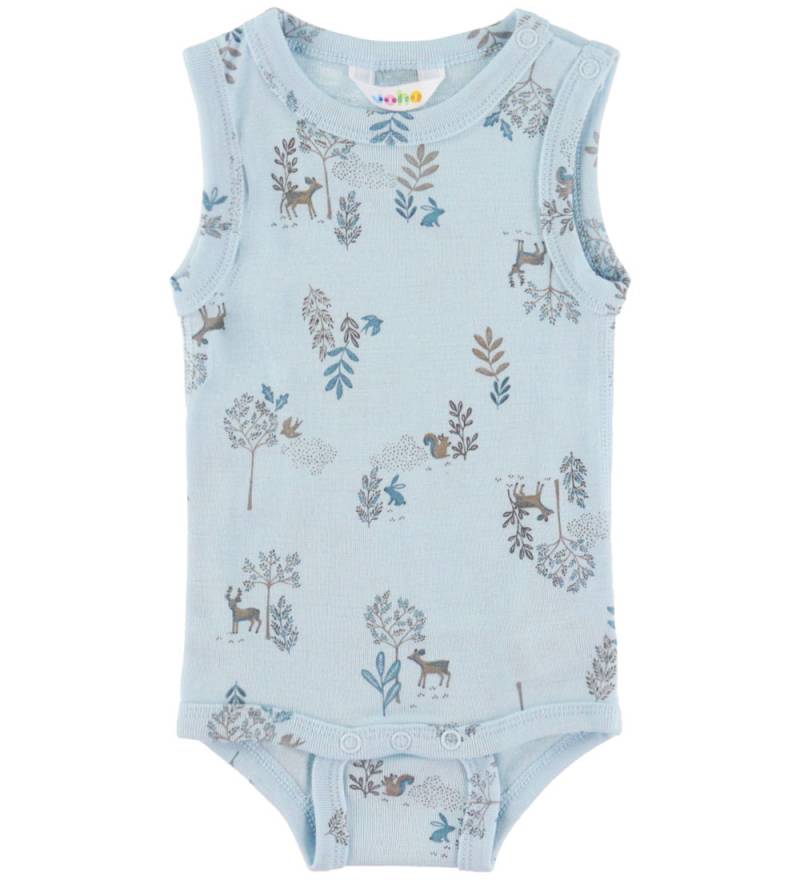 Joha Body ohne Ärmel - Wolle/Seide - Blau m. Natur - Joha - 90 - Body ärmellos Joha Body ohne Ärmel - Wolle/Seide - Blau m. Natur - Joha - 90 - Body ärmellos von Joha