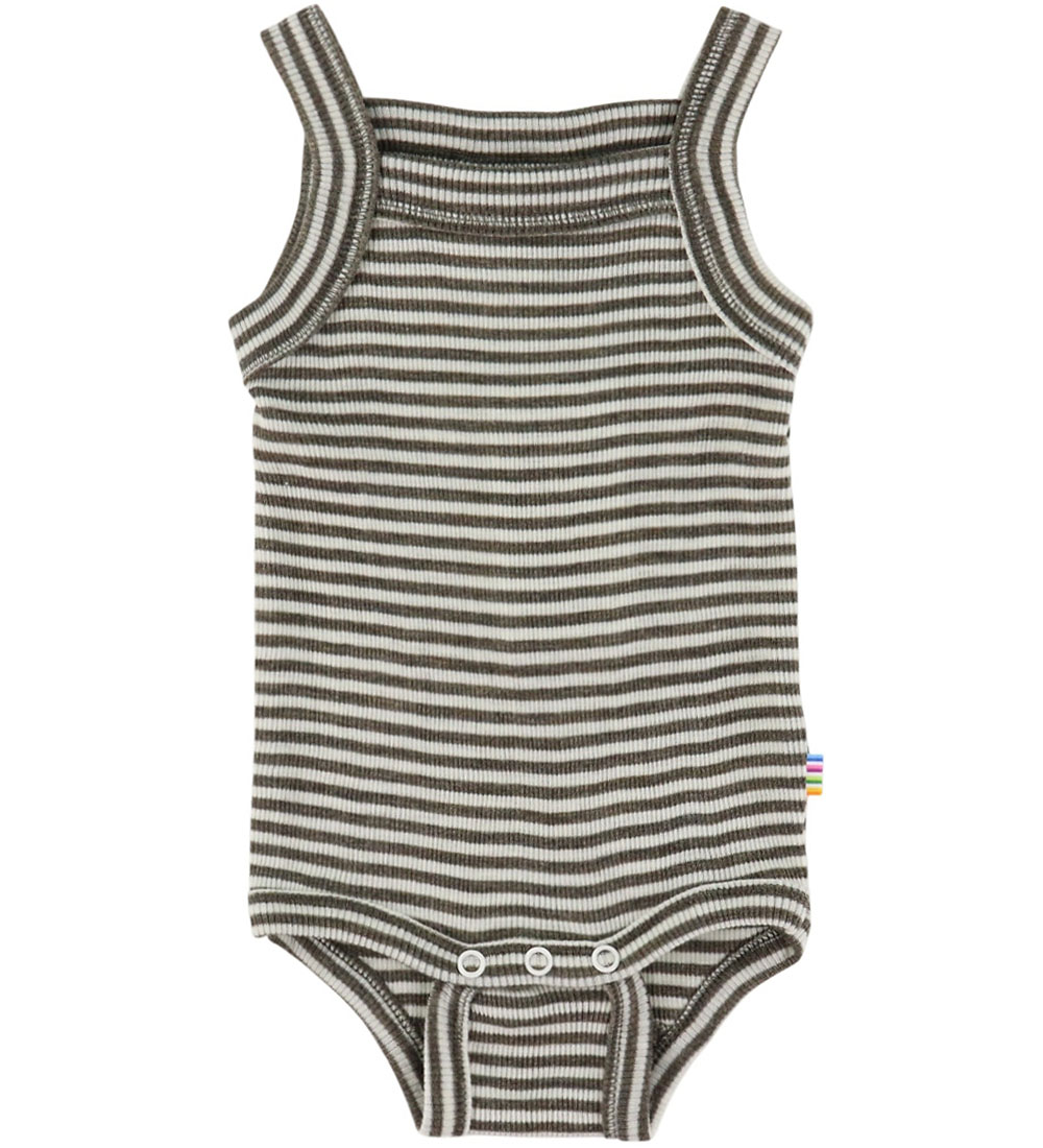 Joha Body ohne Ärmel - Wolle/Seide - Rib - Dunkelbraun/Gestreift - Joha - 80 - Body ärmellos Joha Body ohne Ärmel - Wolle/Seide - Rib - Dunkelbraun/Gestreift - Joha - 80 - Body ärmellos von Joha