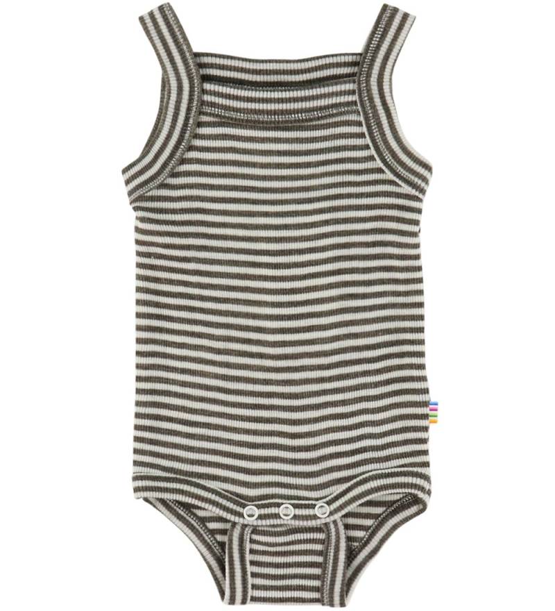 Joha Body ohne Ärmel - Wolle/Seide - Rib - Dunkelbraun/Gestreift - Joha - 80 - Body ärmellos Joha Body ohne Ärmel - Wolle/Seide - Rib - Dunkelbraun/Gestreift - Joha - 80 - Body ärmellos von Joha