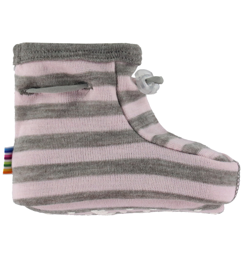 Joha Krabbelschuhe - Merinowolle - Rosa/Braun Melange - Joha - 70 - Krabbelschuhe Joha Krabbelschuhe - Merinowolle - Rosa/Braun Melange - Joha - 70 - Krabbelschuhe von Joha
