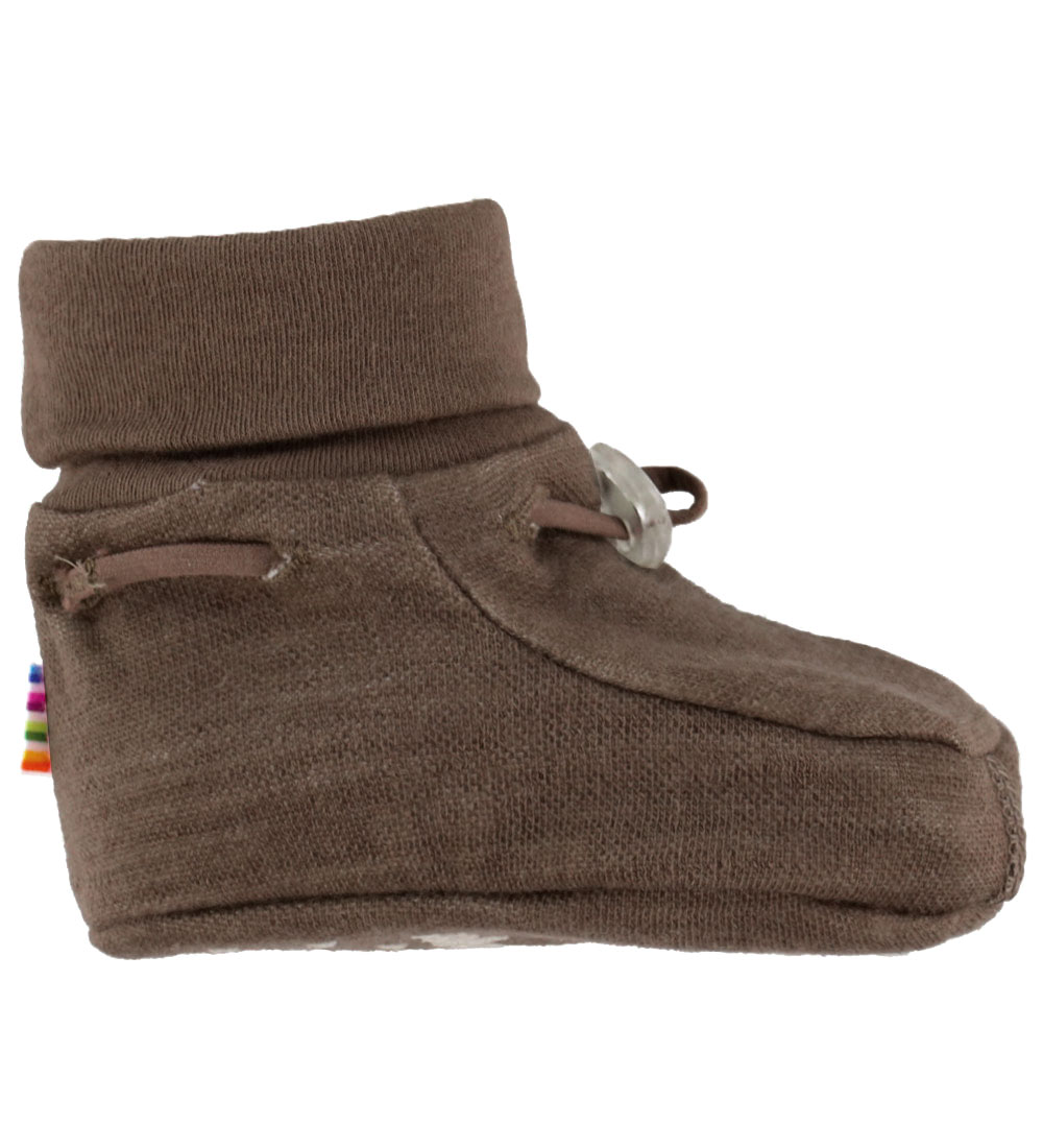 Joha Krabbelschuhe - Wolle - Herr Brown - Joha - 60 - Krabbelschuhe von Joha