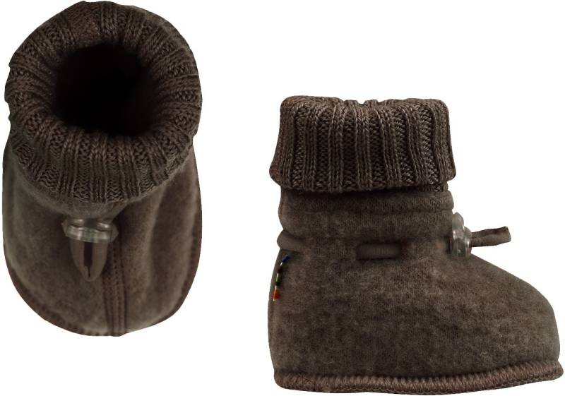 Joha Überziehschuhe Merinowolle, Dark Brown, 70 von Joha