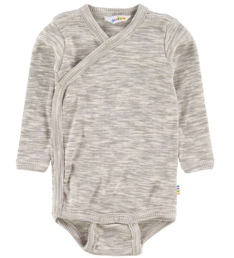 Joha Wickelbody l/ä - Grau Meliert - Joha - 50 - Body L/Ä Joha Wickelbody l/ä - Grau Meliert - Joha - 50 - Body L/Ä von Joha