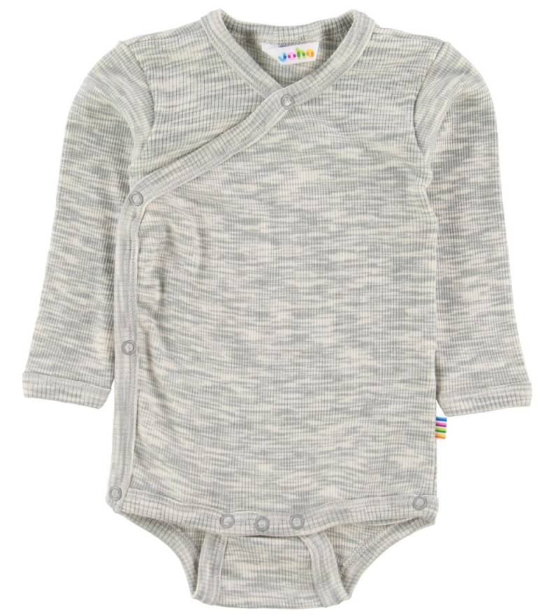 Joha Wickelbody l/ä - Grau Meliert - Joha - 70 - Body L/Ä Joha Wickelbody l/ä - Grau Meliert - Joha - 70 - Body L/Ä von Joha