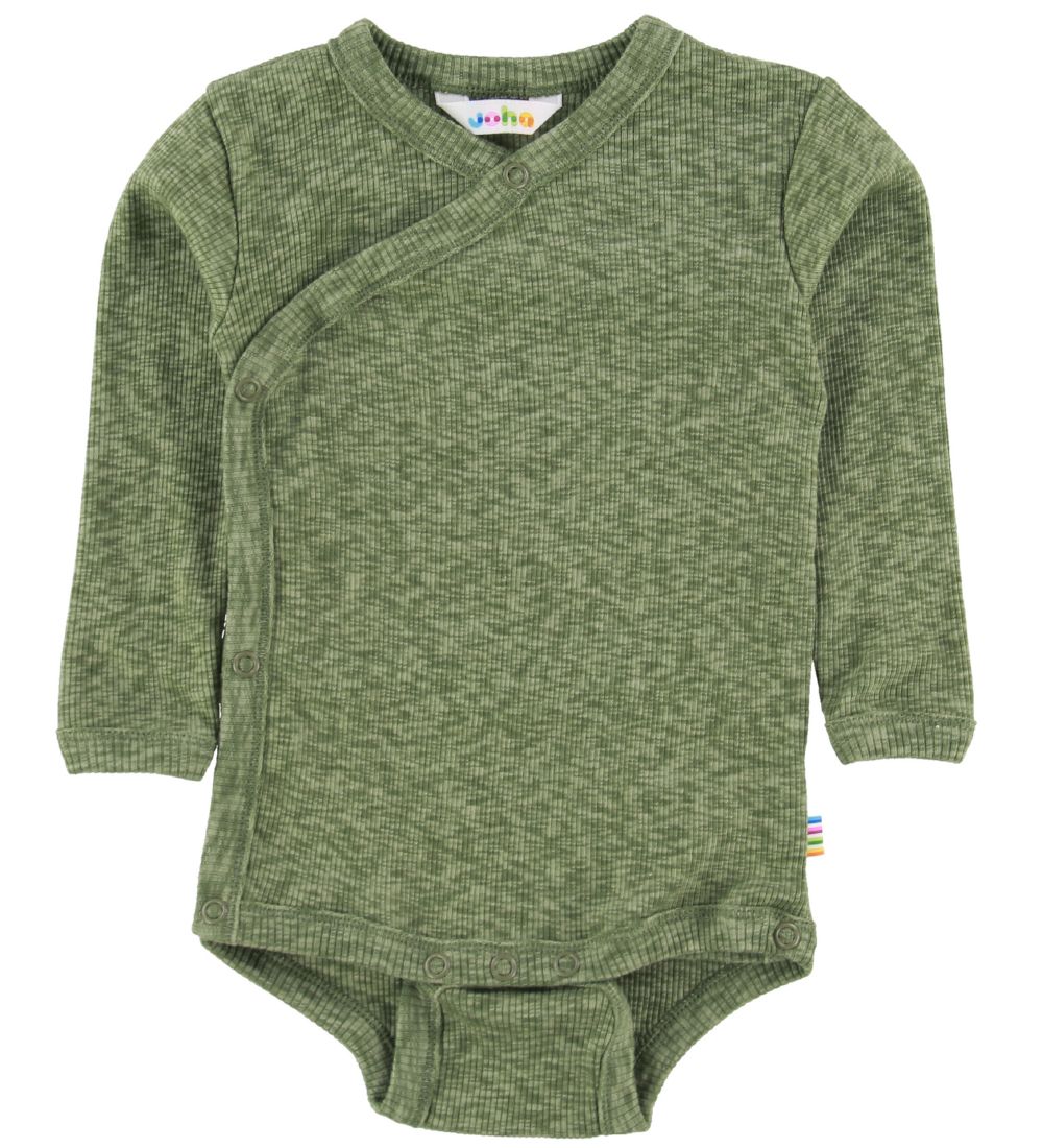 Joha Wickelbody l/ä - Grün Meliert - Joha - 70 - Body L/Ä Joha Wickelbody l/ä - Grün Meliert - Joha - 70 - Body L/Ä von Joha