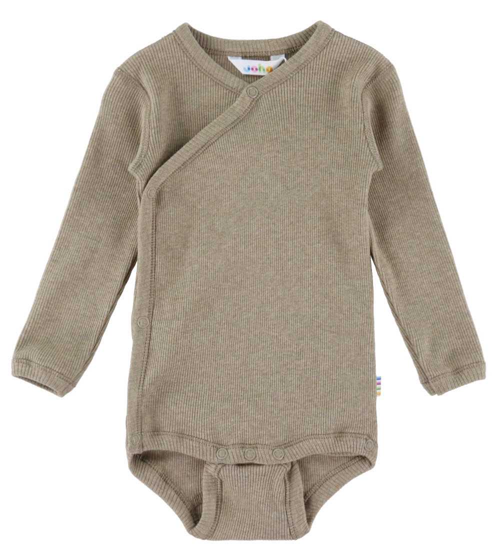 Joha Wickelbody l/ä - Rib - Dunkelbeige - Joha - 50 - Body L/Ä Joha Wickelbody l/ä - Rib - Dunkelbeige - Joha - 50 - Body L/Ä von Joha