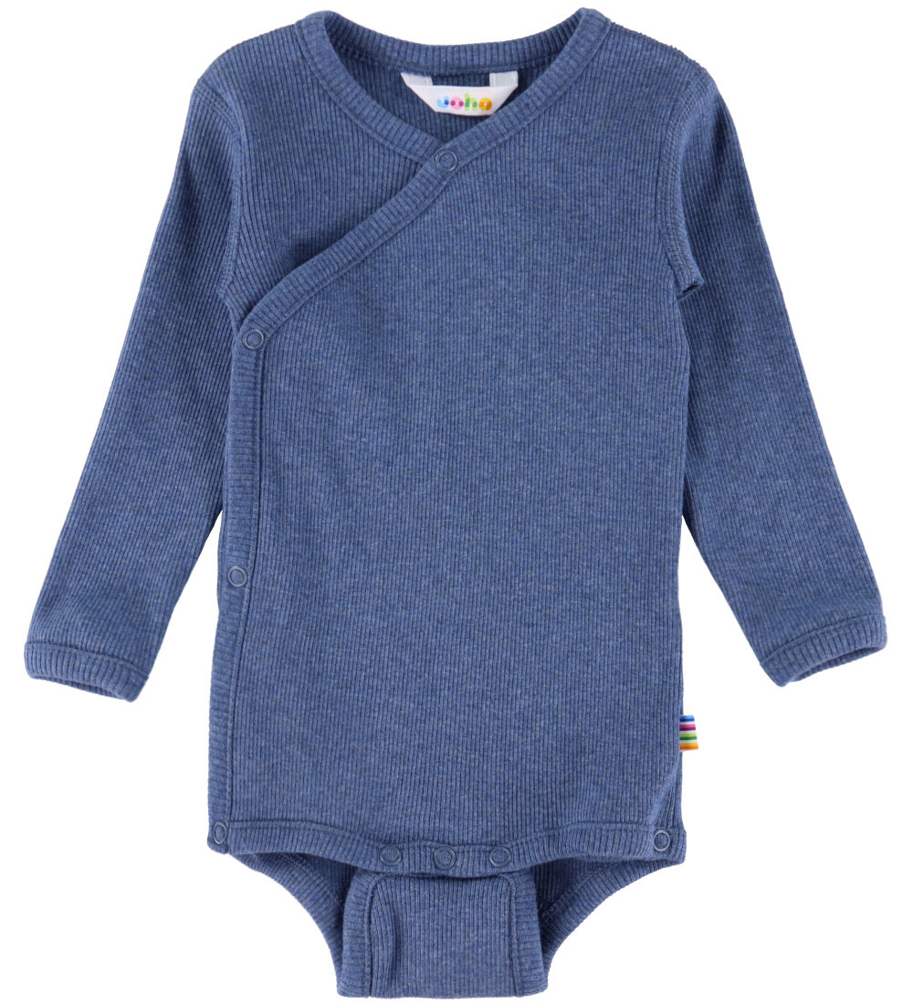 Joha Wickelbody l/ä - Rib - Dunkelblau - Joha - 50 - Body L/Ä Joha Wickelbody l/ä - Rib - Dunkelblau - Joha - 50 - Body L/Ä von Joha