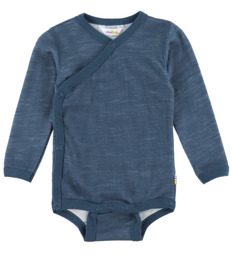 Joha Wickelbody l/ä - Wolle/Bambus - Dark Denim - Joha - 70 - Body L/Ä Joha Wickelbody l/ä - Wolle/Bambus - Dark Denim - Joha - 70 - Body L/Ä von Joha