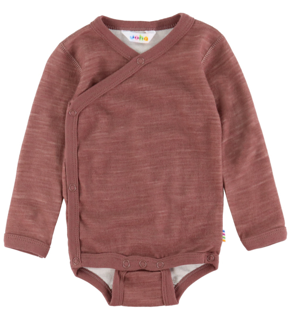 Joha Wickelbody l/ä - Wolle/Bambus - Dunkel Rose - Joha - 60 - Body L/Ä Joha Wickelbody l/ä - Wolle/Bambus - Dunkel Rose - Joha - 60 - Body L/Ä von Joha
