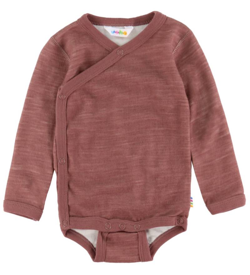 Joha Wickelbody l/ä - Wolle/Bambus - Dunkel Rose - Joha - 60 - Body L/Ä Joha Wickelbody l/ä - Wolle/Bambus - Dunkel Rose - Joha - 60 - Body L/Ä von Joha