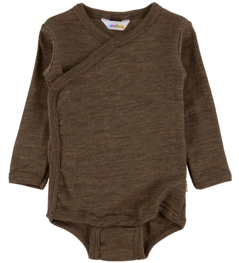 Joha Wickelbody l/ä - Wolle/Seide - Dunkelbraun - Joha - 40 - Body L/Ä Joha Wickelbody l/ä - Wolle/Seide - Dunkelbraun - Joha - 40 - Body L/Ä von Joha