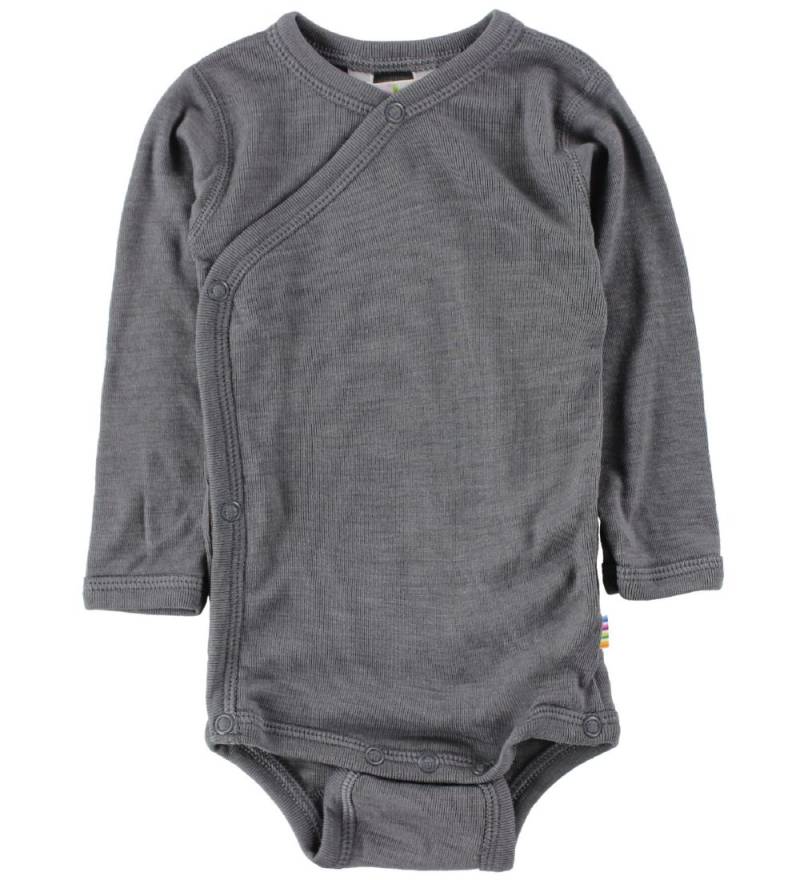 Joha Wickelbody l/ä - Wolle/Seide - Dunkelgrau - Joha - 70 - Body L/Ä Joha Wickelbody l/ä - Wolle/Seide - Dunkelgrau - Joha - 70 - Body L/Ä von Joha