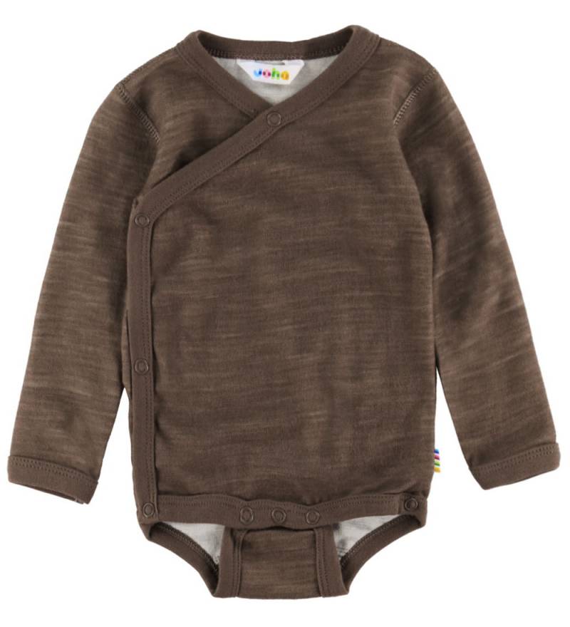 Joha Wickelbody l/ä - Wolle/Viskose - Dunkelbraun - Joha - 80 - Body L/Ä Joha Wickelbody l/ä - Wolle/Viskose - Dunkelbraun - Joha - 80 - Body L/Ä von Joha
