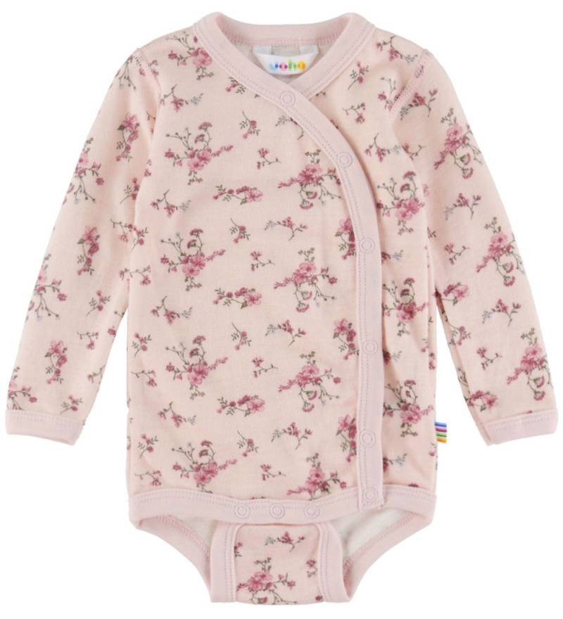 Joha Wickelbody l/ä - Wolle/Viskose - Rosa m. Blumen - Joha - 60 - Body ärmellos Joha Wickelbody l/ä - Wolle/Viskose - Rosa m. Blumen - Joha - 60 - Body ärmellos von Joha