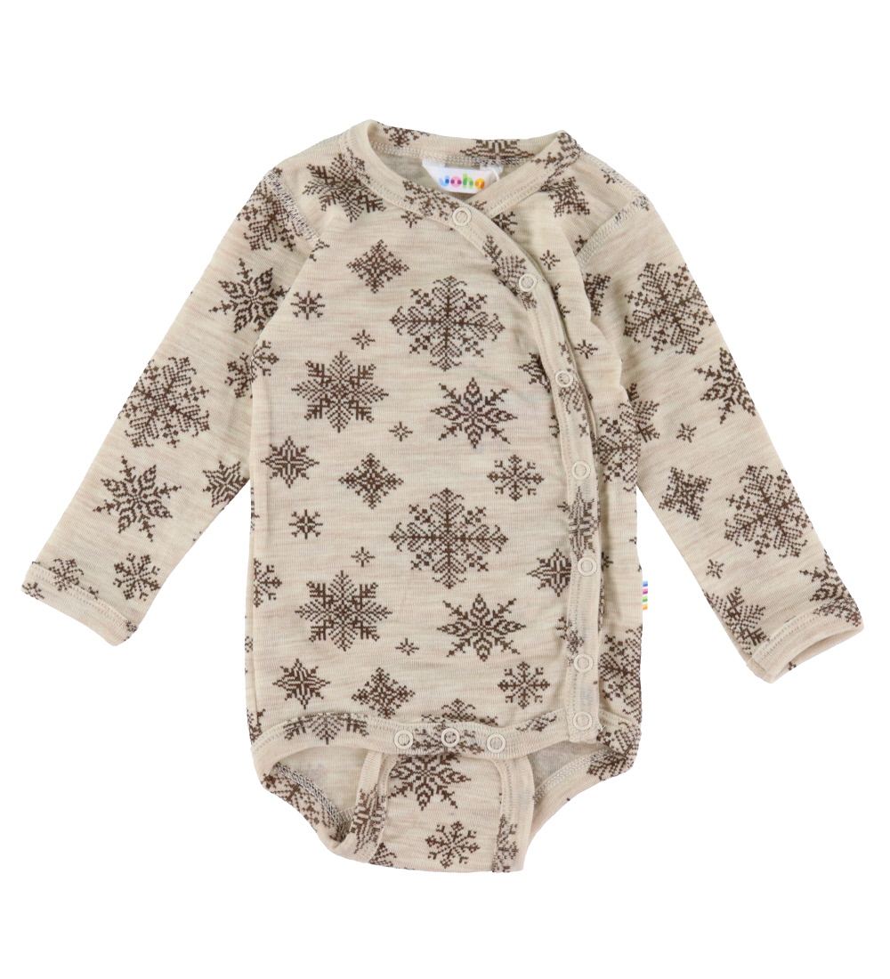 Joha Wickelbody l/ä - Wolle - Beige - Joha - 50 - Body L/Ä Joha Wickelbody l/ä - Wolle - Beige - Joha - 50 - Body L/Ä von Joha