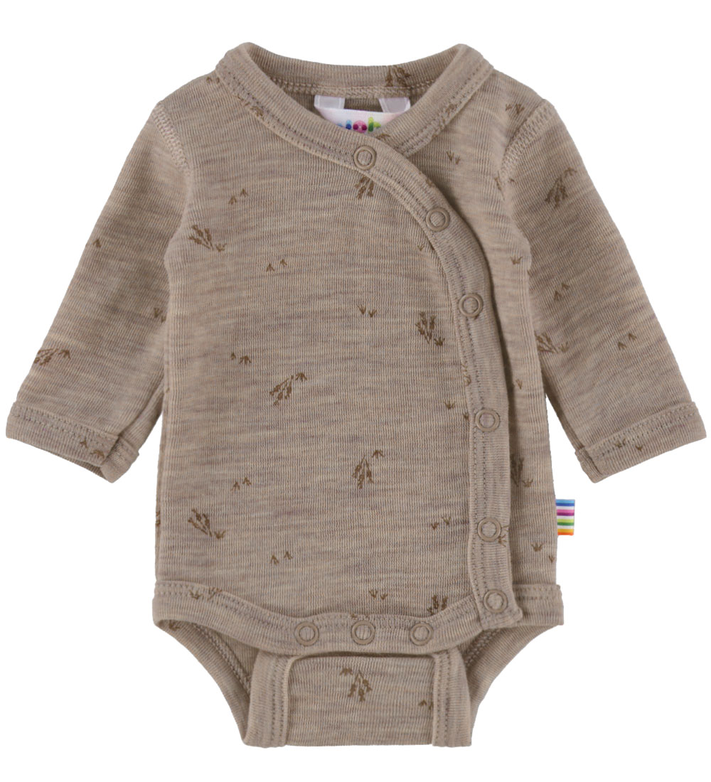 Joha Wickelbody l/ä - Wolle - Beige Melange - Joha - 70 - Body L/Ä Joha Wickelbody l/ä - Wolle - Beige Melange - Joha - 70 - Body L/Ä von Joha