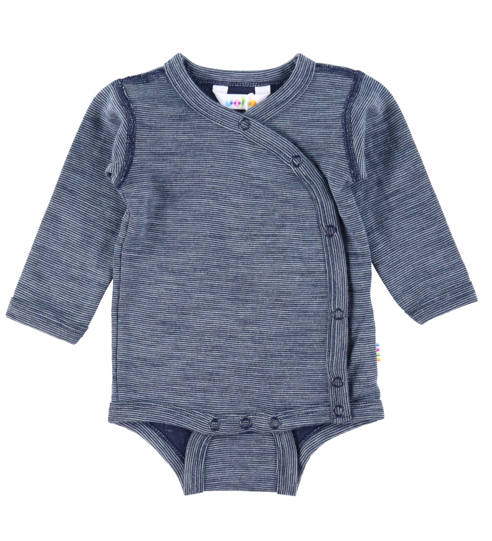 Joha Wickelbody l/ä - Wolle - Blau - Joha - 40 - Body L/Ä Joha Wickelbody l/ä - Wolle - Blau - Joha - 40 - Body L/Ä von Joha