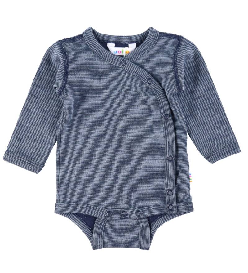Joha Wickelbody l/ä - Wolle - Blau - Joha - 40 - Body L/Ä Joha Wickelbody l/ä - Wolle - Blau - Joha - 40 - Body L/Ä von Joha