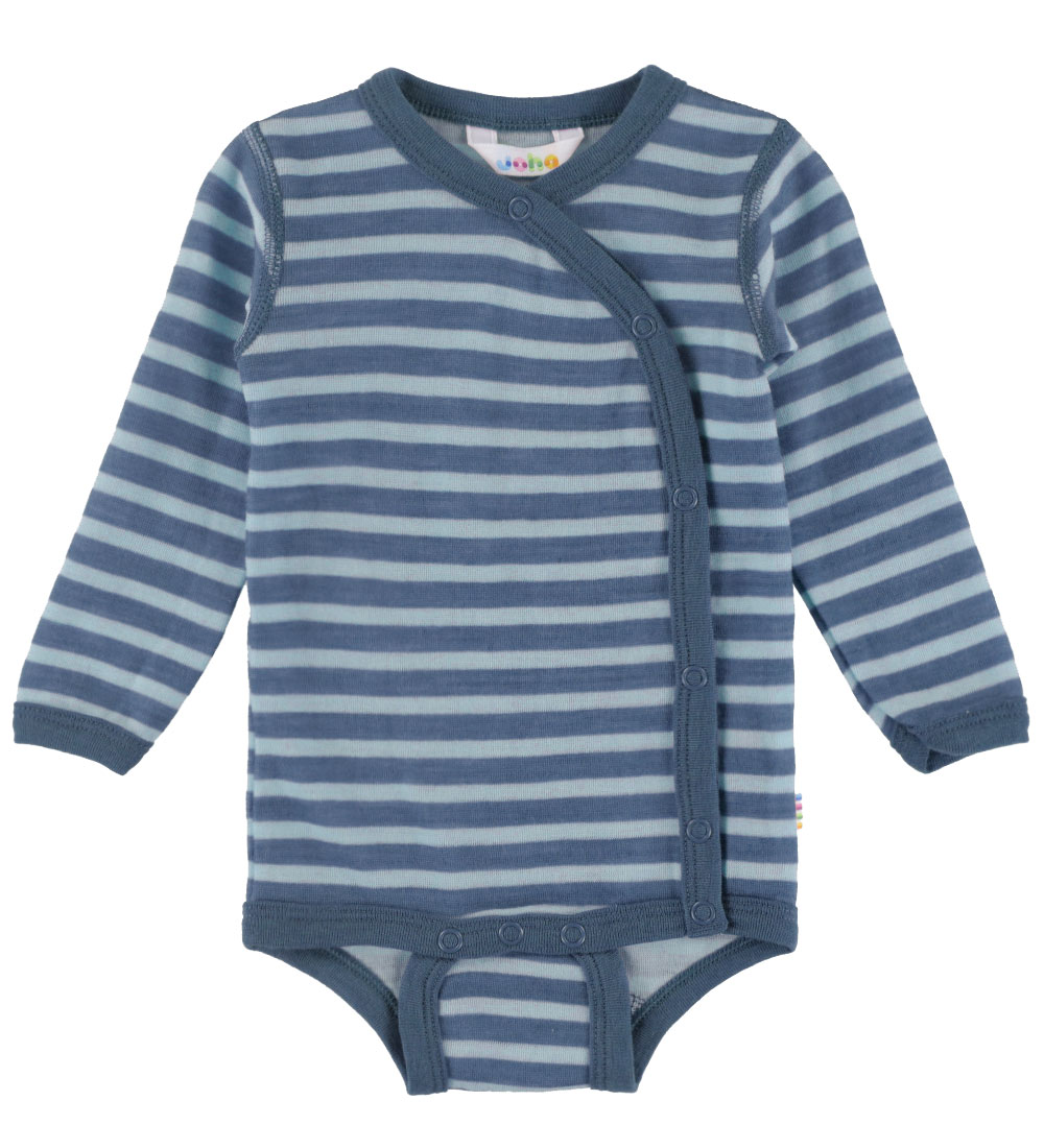 Joha Wickelbody l/ä - Wolle - Dunkelblau - Joha - 80 - Body L/Ä Joha Wickelbody l/ä - Wolle - Dunkelblau - Joha - 80 - Body L/Ä von Joha