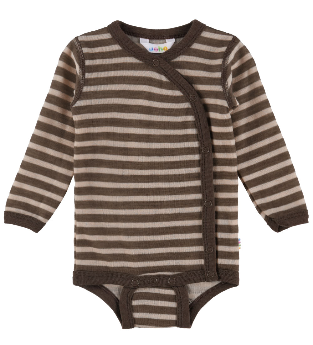 Joha Wickelbody l/ä - Wolle - Dunkelbraun - Joha - 60 - Body L/Ä Joha Wickelbody l/ä - Wolle - Dunkelbraun - Joha - 60 - Body L/Ä von Joha