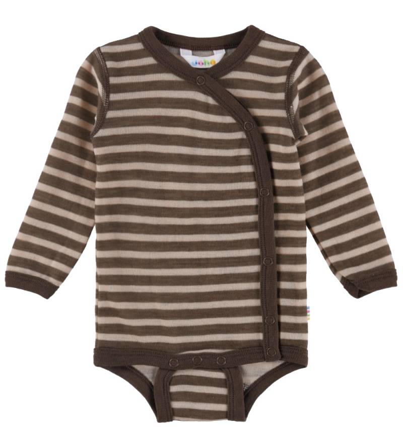 Joha Wickelbody l/ä - Wolle - Dunkelbraun - Joha - 60 - Body L/Ä Joha Wickelbody l/ä - Wolle - Dunkelbraun - Joha - 60 - Body L/Ä von Joha