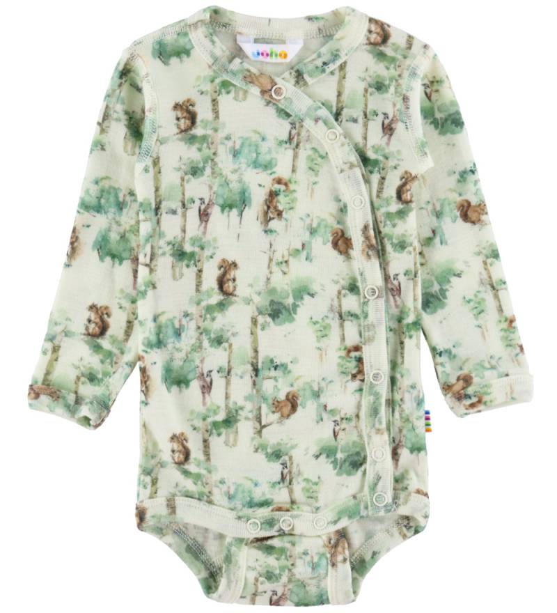 Joha Wickelbody l/ä - Wolle - Off White m. Bäume - Joha - 50 - Body L/Ä Joha Wickelbody l/ä - Wolle - Off White m. Bäume - Joha - 50 - Body L/Ä von Joha