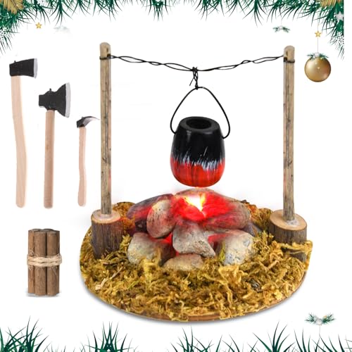 Johiux Weihnachten Wichtel Zubehör LED-Lagerfeuer,Miniatur Stadtflamme Mini Lagerfeuer Wichtelzubehör Miniatur Wichtel Zubehör,Wichtel Feuerstelle Miniatur Weihnachten Lagerfeuer Krippe Zubehö. Johiux Weihnachten Wichtel Zubehör LED-Lagerfeuer,Miniatur Stadtflamme Mini Lagerfeuer Wichtelzubehör Miniatur Wichtel Zubehör,Wichtel Feuerstelle Miniatur Weihnachten Lagerfeuer Krippe Zubehö. von Johiux