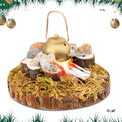 Johiux Wichtel Zubehör Weihnachten LED-Lagerfeuer Weihnachtskrippe,Miniatur Stadtflamme Mini Lagerfeuer Wichtelzubehör,Wichtel Feuerstelle Miniatur Weihnachten Lagerfeuer Krippe Zubehö. Johiux Wichtel Zubehör Weihnachten LED-Lagerfeuer Weihnachtskrippe,Miniatur Stadtflamme Mini Lagerfeuer Wichtelzubehör,Wichtel Feuerstelle Miniatur Weihnachten Lagerfeuer Krippe Zubehö. von Johiux