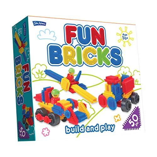 John Adams , Fun Bricks 50 Piece Set: Build and Play, Preschool Building Blocks, Ages 18m+ John Adams , Fun Bricks 50 Piece Set: Build and Play, Preschool Building Blocks, Ages 18m+ von John Adams