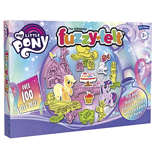 John Adams , Fuzzy-Felt - My Little Pony Activity Set: Mix and match felt pieces to create your very own pictures, Preschool toy, Ages 3+ von John Adams