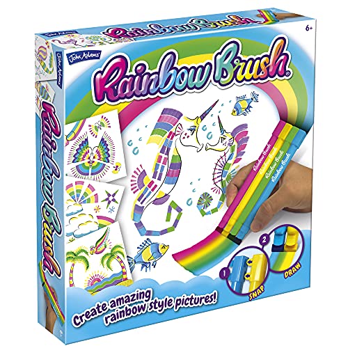 John Adams , Rainbow Brush Drawing Set: Create Amazing Rainbow Style Pictures!, Arts & Crafts, Ages 6+ John Adams , Rainbow Brush Drawing Set: Create Amazing Rainbow Style Pictures!, Arts & Crafts, Ages 6+ von John Adams