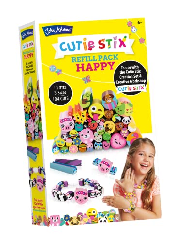 John Adams , Cutie Stix Refill Happy Pack: To use with the Cutie Stix Creation Set and Creative Workshop, Arts & crafts, Ages 6+ von John Adams
