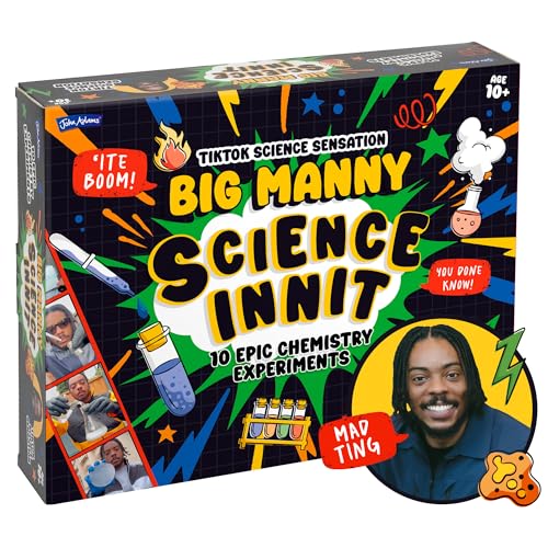 John Adams Big Manny: Science Innit – Epische Chemie-Experimente | Wissenschaftskits | ab 10 Jahren von John Adams
