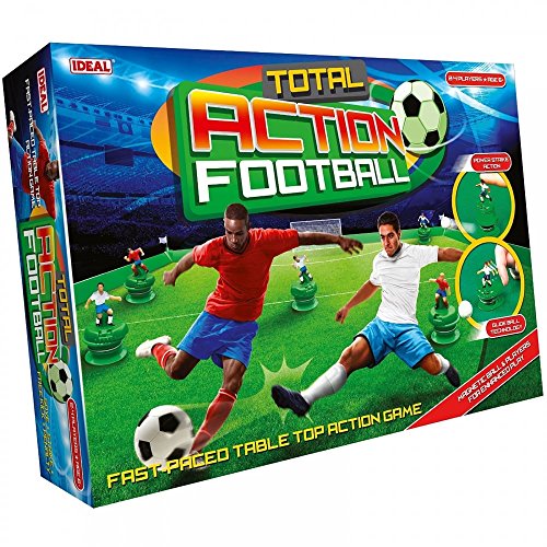 Ideal , Total Action Football: Fast paced Table top Football Action Game!, Family Games, for 2-4 Players, Ages 6+ von IDEAL