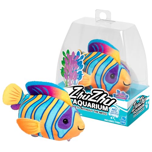 Zhu Zhu Pets | Zhu Zhu Aquarium Spielzeug Fisch - Michael | Interaktives Sammlerstück Haustier mit Geräuschen und Bewegung | Elektronische Haustiere | Ab 4 Jahren von John Adams