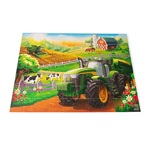 John Deere Kinder-Puzzlebox mit 70 robusten Teilen - Bauernhoftiere und Traktor-Spielzeug-Puzzle-Set - pädagogische Puzzle ab 4 - entspannendes Familien-Puzzle-Brettspiel John Deere Kinder-Puzzlebox mit 70 robusten Teilen - Bauernhoftiere und Traktor-Spielzeug-Puzzle-Set - pädagogische Puzzle ab 4 - entspannendes Familien-Puzzle-Brettspiel von John Deere Kids