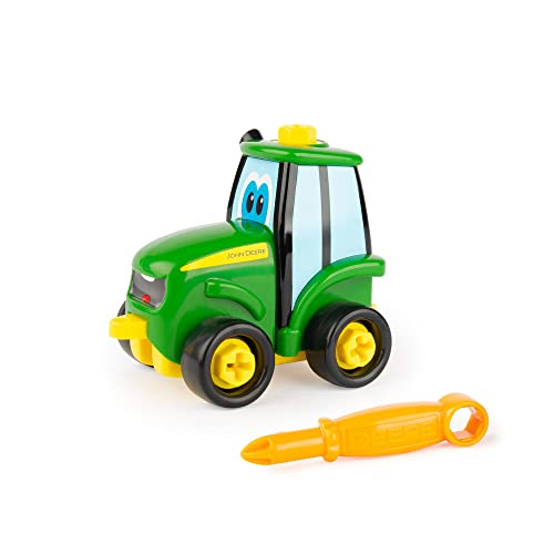 Bau dir deinen Johnny Freund Traktor Spielzeug, für Kleinkinder, Interaktives zum Schieben, Push Toys Geeignet ab 18 Monaten, 2 & 3 Jahren, für Jungen und Mädchen von JOHN DEERE