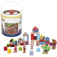 Bauklötze Marvel Spidey mit Figuren 50 Teile im Eimer von John GmbH