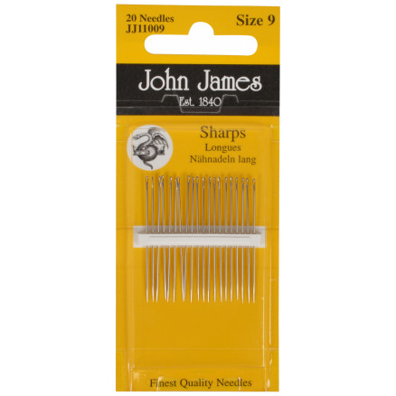 John James Nähnadeln Größe 9 - 20 Stk von John James