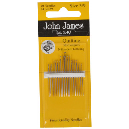 John James Steppnadeln kurz Größe 3/9 - 20 Stk von John James