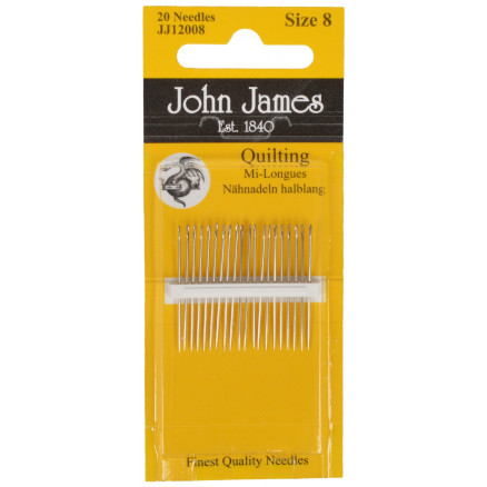 John James Steppnadeln kurz Größe 8 - 20 Stk von John James
