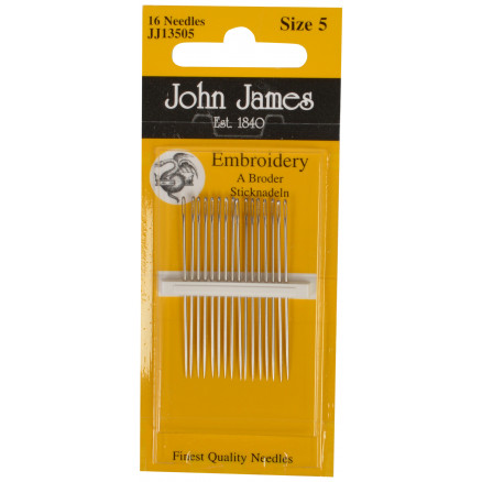 John James Sticknadeln Größe 5 - 16 Stk von John James