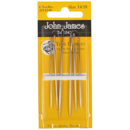 John James Vollstopfnadeln Größe 14/18 - 10 Stk von John James