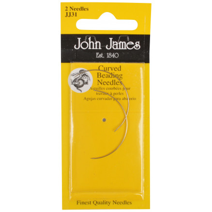 John James Perlennadeln krumm - 2 Stk von John James